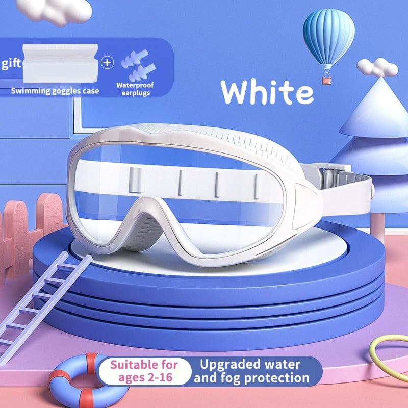 🍹2025 HEISS 50% Rabatt☀️HD-wasserdichte und antibeschlagende Kinder-Schwimmbrillen mit großem Rahmen