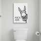 ⌛ Nur noch 3 Tage – 50 % auf alles! ⏰🏡Humorvolles Badezimmer-Wandbild – "Netter Hintern" Esel-Druck