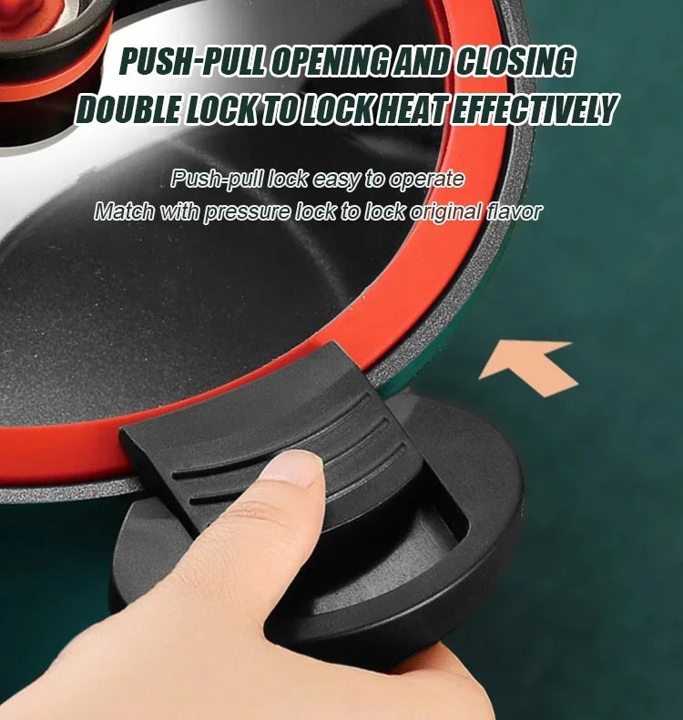 🍲Mini Schnellkochtopf mit Mehrfachfunktion – Schnelles Kochen in Minuten!