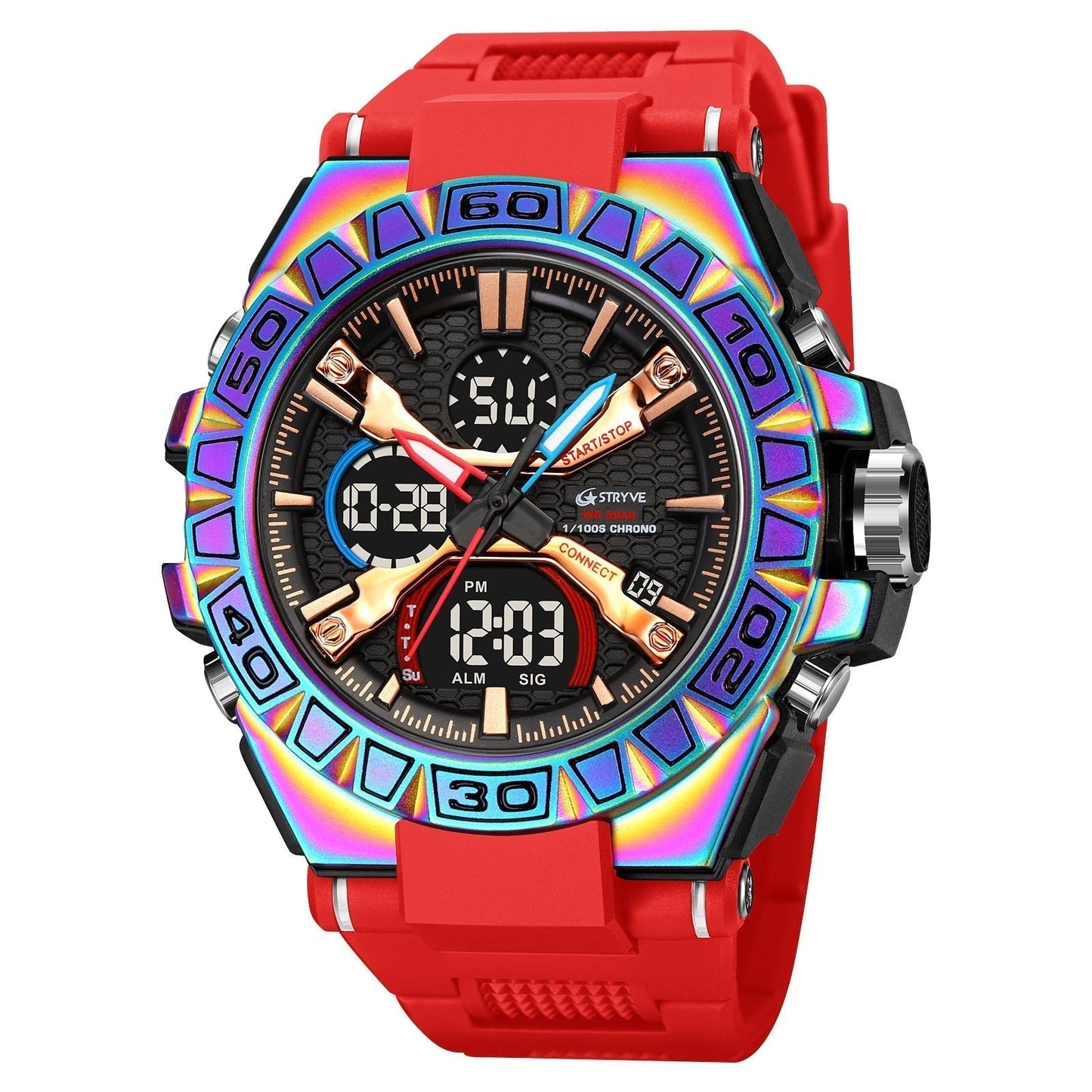 Multifunktionale wasserdichte LED-Digitaluhr