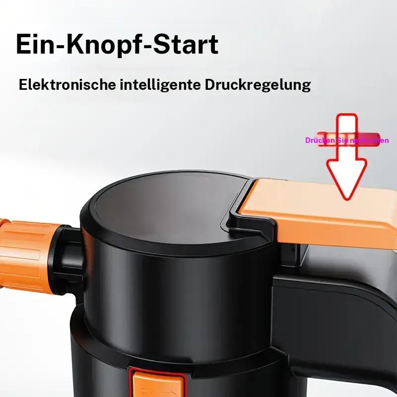 🧼 Kabelloser Elektro-Schaumspritzpistole für die Autowäsche – wiederaufladbarer PA-Schaumbecher, Druckluftunterstützung & leistungsstarke Reinigung 🚗