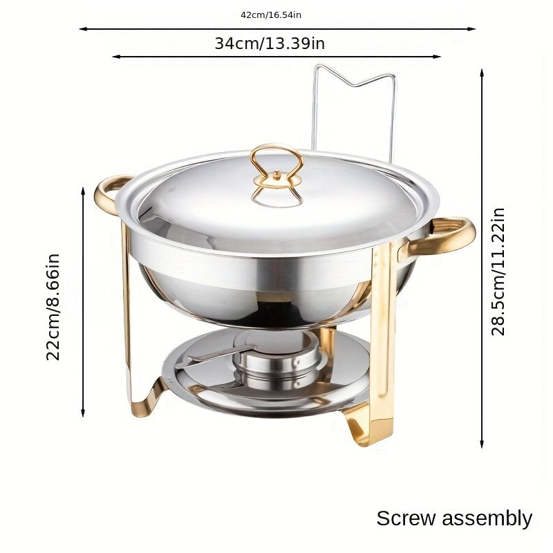 ⌛ Nur noch 3 Tage – 50 % auf alles! ⏰Edelstahl-Aufwärmpfannen-Buffet-Set