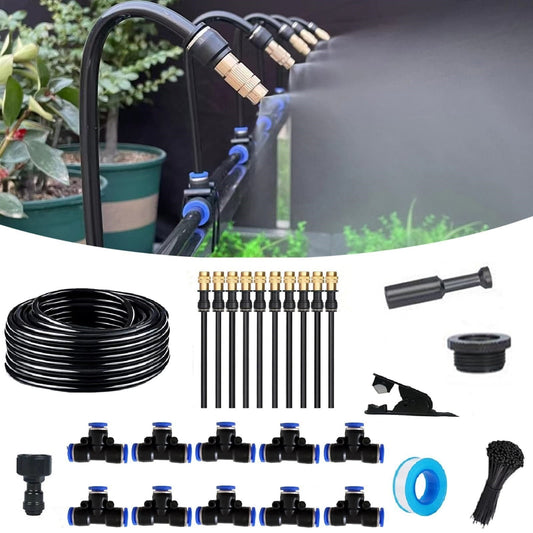 Garten-Bewässerungssystem mit verstellbaren 360°-Sprühdüsen – Automatische Beregnung, wassersparend (Jetzt 50% Rabatt)