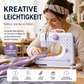 🛍️ 50 % Rabatt – Mini-Nähmaschine für Zuhause – vielseitig, robust & kompakt – mit 12 Stichen, ideal für Reparaturen & DIY-Projekte 🧵