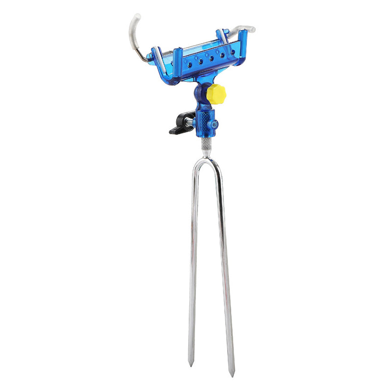 🎣 50% RABATT! 🔄 Multifunktionaler Rutenhalter mit Selbstverriegelung – Erdspieß, 360° verstellbar, für Hand- & Meeresruten