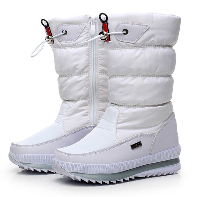 🔥Hochwertiger, rutschfester und wasserdichter Schneestiefel aus Kunstfell für Damen