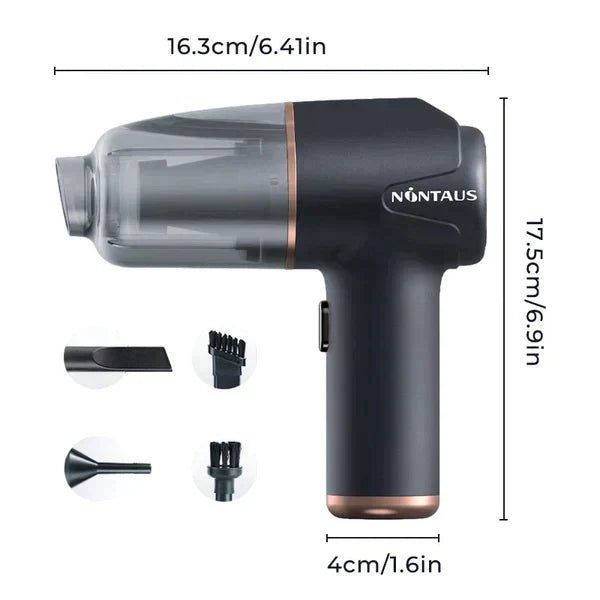 Saisonschlussverkauf😍50% RABATT🏆 Blasen, Saugen, Aufblasen – Kabelloser Staubsauger für Haus und Auto