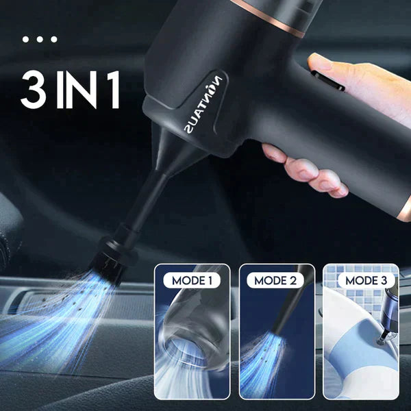 😍50% RABATT🏆 Blasen, Saugen, Aufblasen – Kabelloser Staubsauger für Haus und Auto