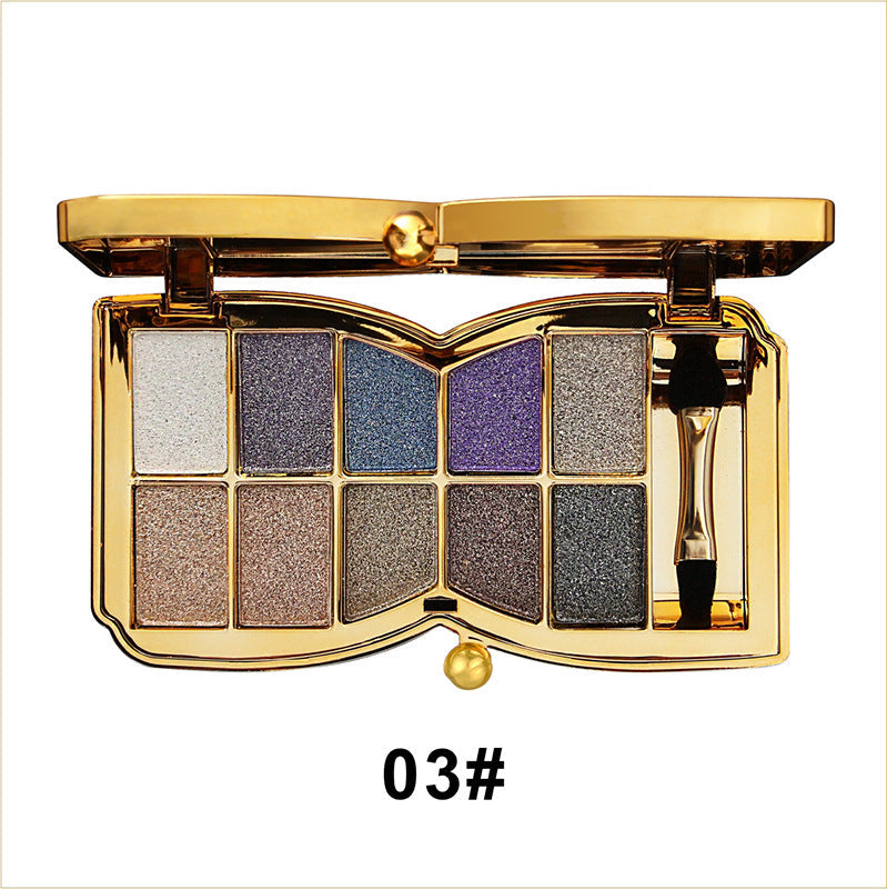 ⏰💖Nur noch 2 Tage: -50 % Rabatt! 🌸🧸10-Farben Diamant-Lidschattenpalette – Glitzer & Glow für jeden Look! ✨