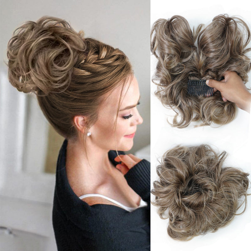💇‍♀️ 50% RABATT! ✨ Voluminöser Messy-Bun-Haarteil – Hitzebeständige Faser & stabiler Halt ✨