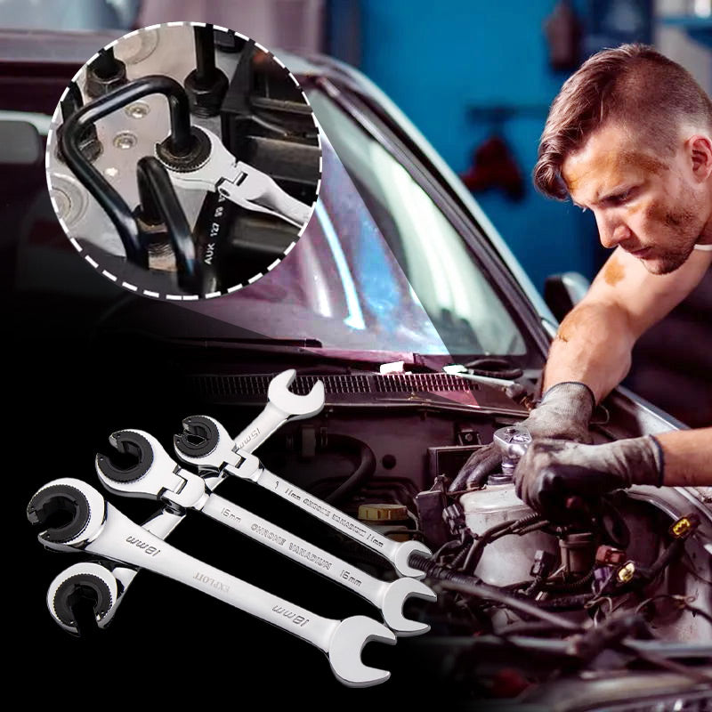 🔧 50 % RABATT ⚙️ Ratschenschlüssel für offene Schläuche, ergonomischer Griff, praktisch für Rohr- und Montagearbeiten 🛠️