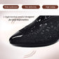 👡Slipper aus Mesh mit Kristallen und dickem Absatz
