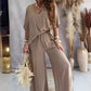 ✨2025 Neue💕Women's Casual Lose Solide Farbe Anzug
