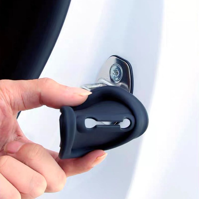 🎁Herstellerverkauf mit Superrabatt! 💥 Auto-Türschloss-Silikon-Abdeckung - Schallschutzmatten