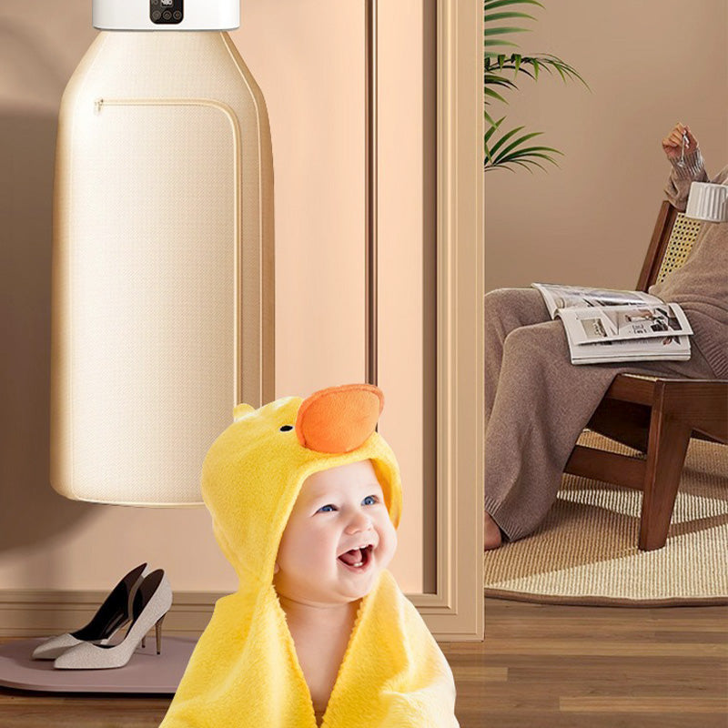 ⏰ NUR FÜR KURZE ZEIT: 50% RABATT! 👕💨 Faltbarer Mini-Wäschetrockner mit UV-Sterilisation & Fernbedienung – tragbar für Zuhause, Reise & Wohnung
