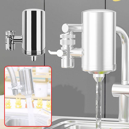 🔥Black-Friday-Mega-Angebot – 50 % Rabatt!🔥Installationsfreier Edelstahl-Wasserhahnfilter für den Haushalt