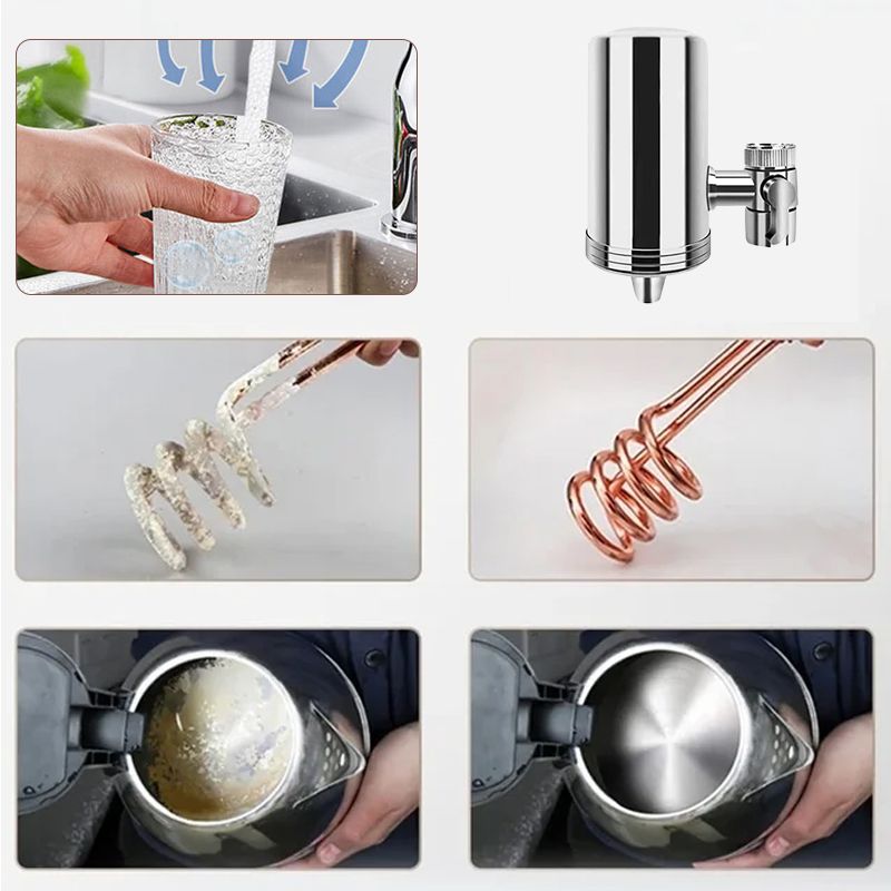 🔥Black-Friday-Mega-Angebot – 50 % Rabatt!🔥Installationsfreier Edelstahl-Wasserhahnfilter für den Haushalt