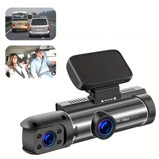 Dashcam mit 170° Weitwinkel & Doppelobjektiv in Full HD (1080p)