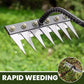 🔥Befristetes Angebot🍂5/6/7/8 Unkrautrechen mit Gartenzähnen aus Karbonstahl
