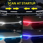 🚗✨ Dynamische LED Motorhaubenbeleuchtung – Lauflicht Tagfahrlicht mit Start-Scan-Effekt für Auto Tuning