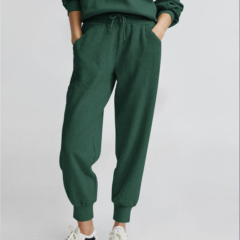 🌟Damen 2-teilige Sweatshirts SetLangarm Half Zip Pullover Sweatshirt