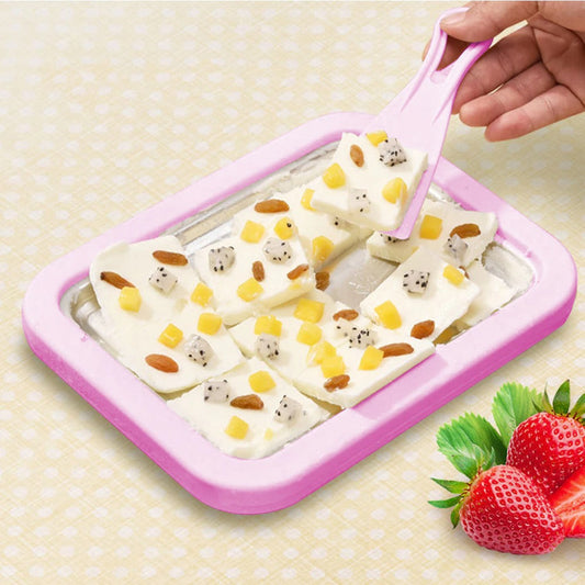 🍦 DIY Eisrollen-Maker aus Edelstahl ❄️ Hausgemachtes Eis für Kinder & Familie – Perfekt für heiße Sommertage