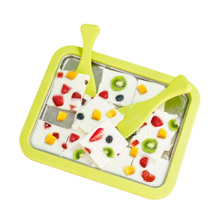 🍦 DIY Eisrollen-Maker aus Edelstahl ❄️ Hausgemachtes Eis für Kinder & Familie – Perfekt für heiße Sommertage