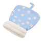 ⏳50% RABATT! 🐱 Flauschiger Katzen-Winterschlafsack – halbgeschlossene Kuschelhöhle mit Cartoon-Muster, Rosa/Blau