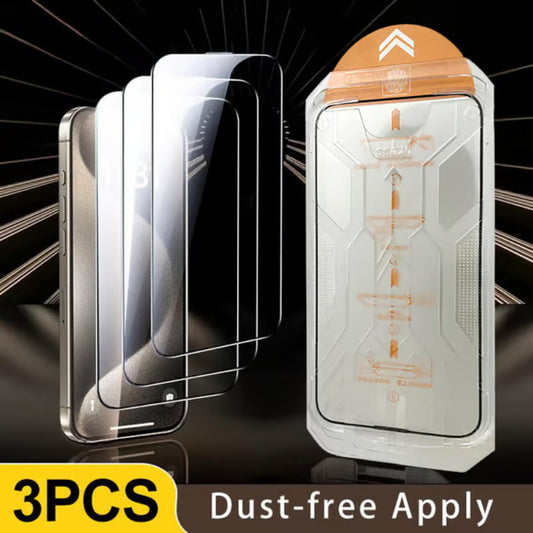 💥Hot Sale 50 % RABATT🔥 4K HD / Blickschutz-Hartglas-Displayschutz mit automatischer Staubentfernung & einfacher Installation für iPhone