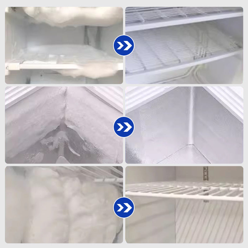 🏠KAUFE 2, ERHALTE 1 GRATIS 🧊Enteisungsspray für Kühlschrank/Gefrierschrank🎁(Mit kostenlosem Spatel)