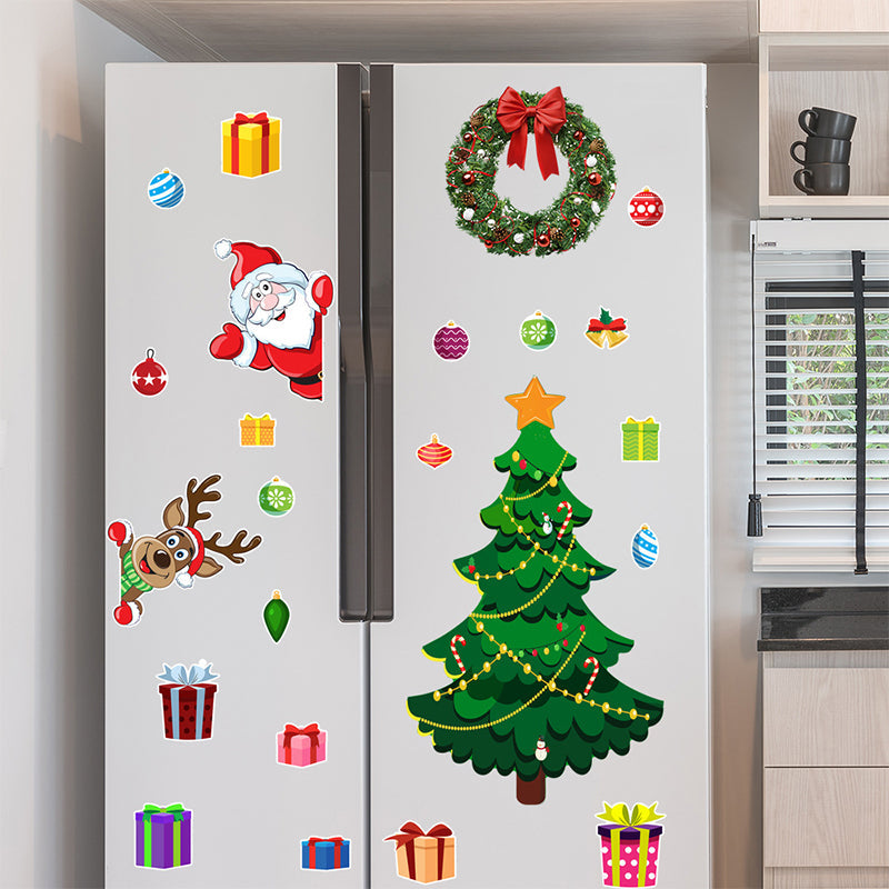 🎅🎄Weihnachts-3D-Cartoon-Magnetaufkleber