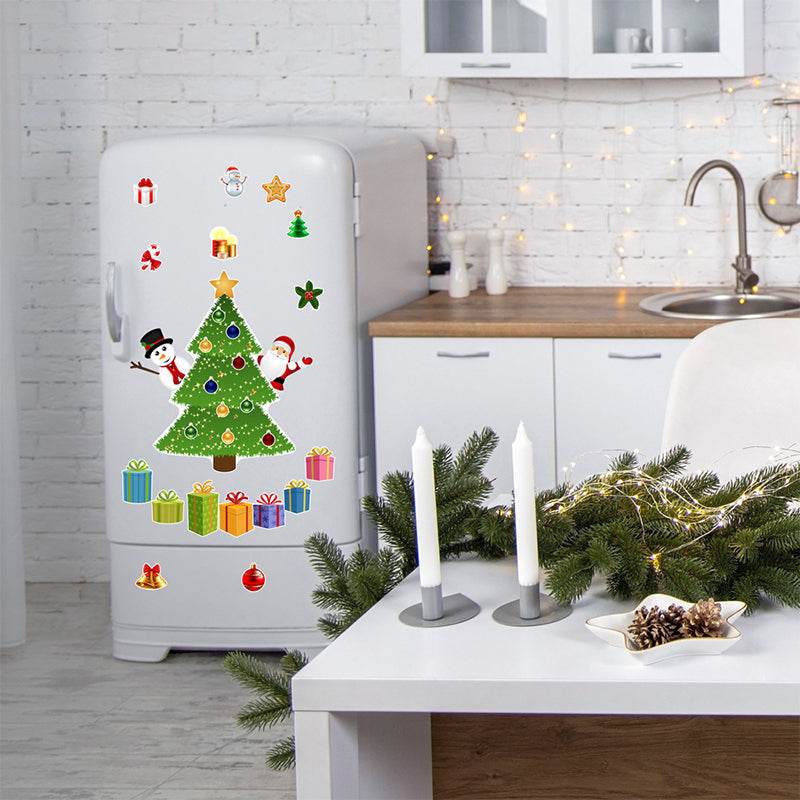 🎅🎄Weihnachts-3D-Cartoon-Magnetaufkleber