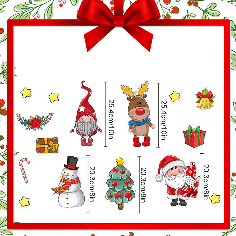 🎅🎄Weihnachts-3D-Cartoon-Magnetaufkleber