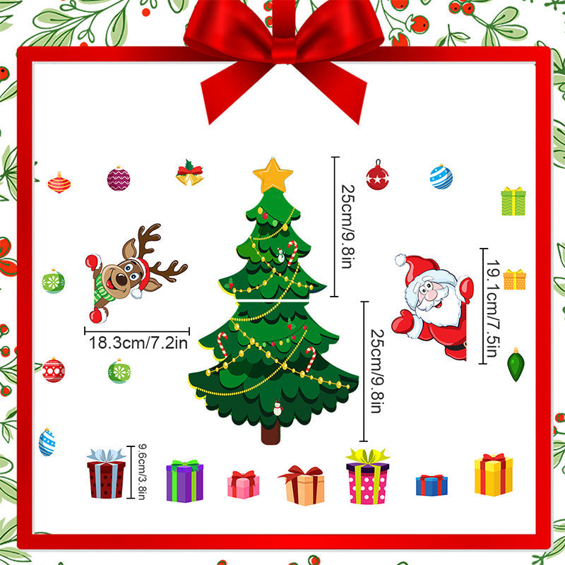 🎅🎄Weihnachts-3D-Cartoon-Magnetaufkleber