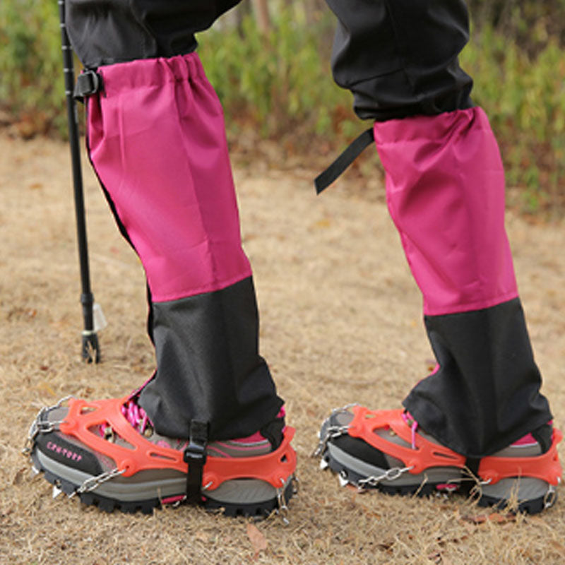 🏔️ Schneeketten für Schuhe – rutschfeste Steigeisen für Winterwandern, Bergsteigen & Eiswanderungen, universal