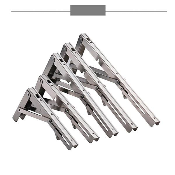 🔥50% RABATT! 🔧 Klappkonsole aus Edelstahl – klappbarer Regalträger mit Dreiecksstruktur für Wandregale & Arbeitsplatten