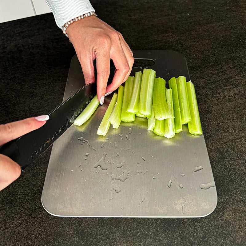 🔥2025 Kitchen Hot Sale 30% OFF🔥Antibacterial Stainless Steel Cutting Board