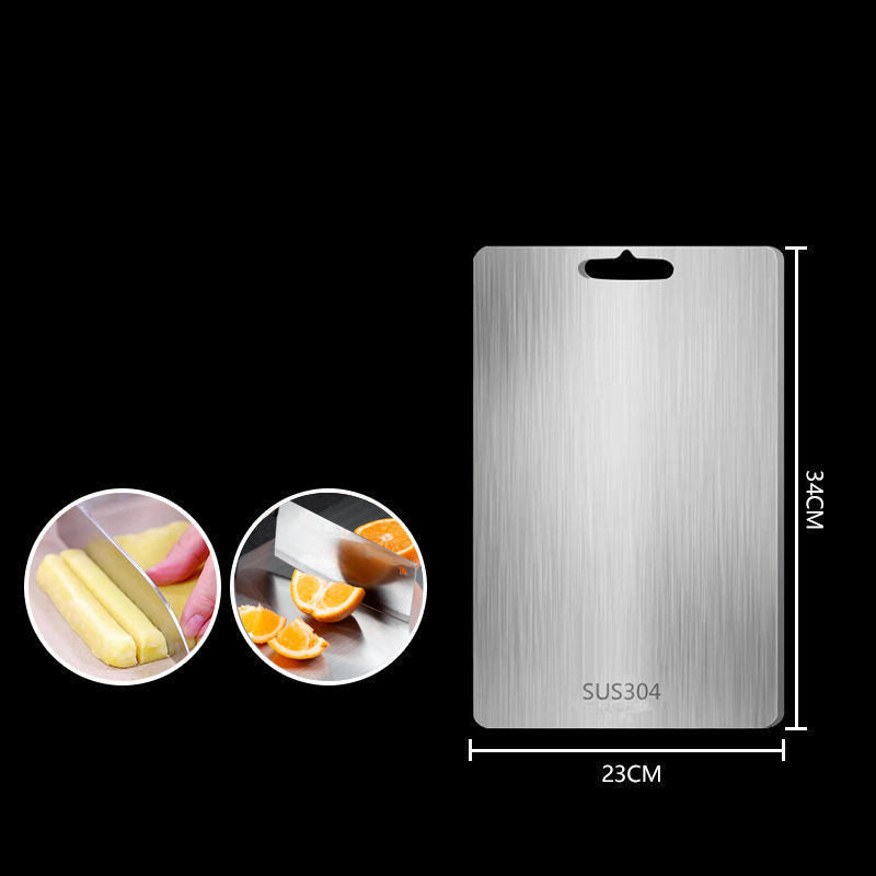 🔥 50 % Rabatt! 🍽️ 316 Edelstahl Schneidebrett – Hygienische Küchenplatte zum Schneiden, Teig ausrollen & Kochen