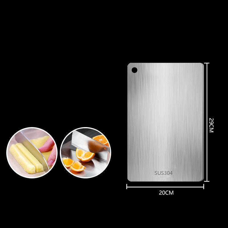 🔥 50 % Rabatt! 🍽️ 316 Edelstahl Schneidebrett – Hygienische Küchenplatte zum Schneiden, Teig ausrollen & Kochen