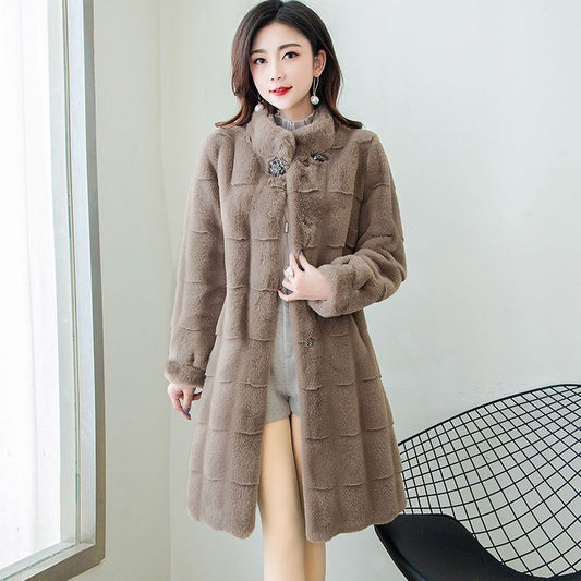 ❄️Winter Specials❄️ Women's Warm Fluffy Stand-Up Collar Coat