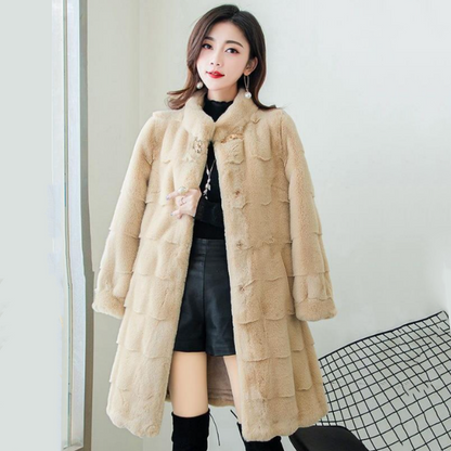 ❄️Winter Specials❄️ Women's Warm Fluffy Stand-Up Collar Coat