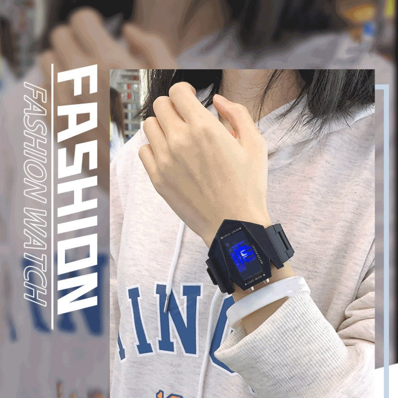 🔥Buy 1 get 1 free🔥Kreative leuchtende LED-Uhr in Flugzeugform⌚