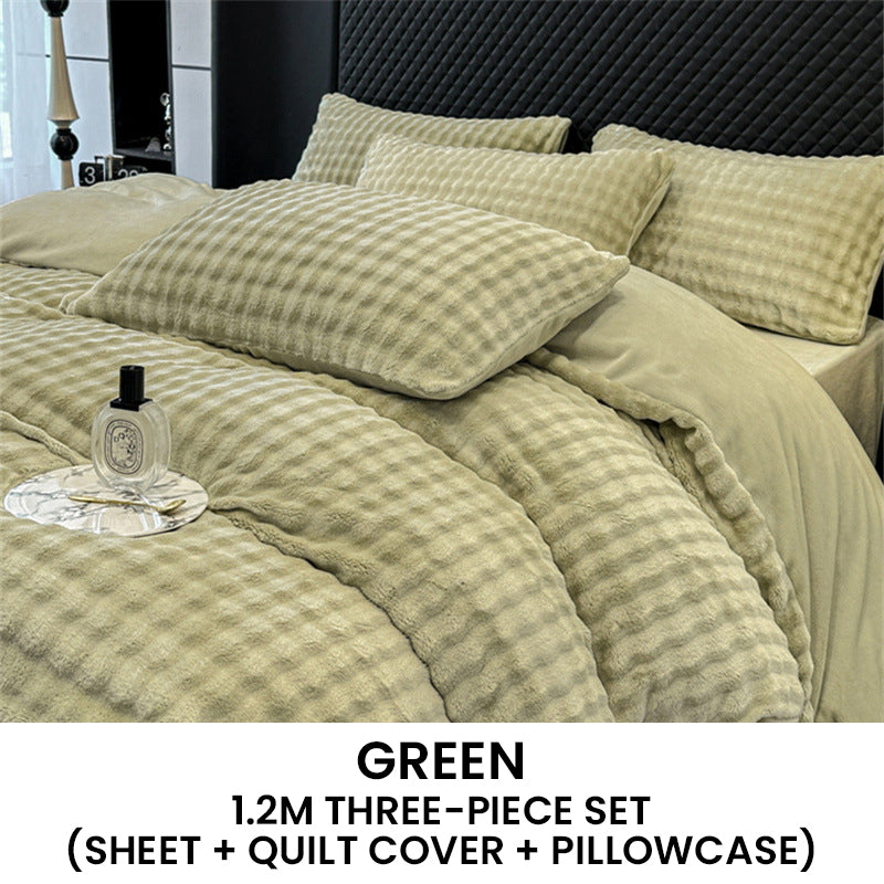 Winter Bettwäsche Set aus Milchvelours – Weich, Warm & Hautfreundlich | Black Friday Vorverkauf – 45 % Rabatt