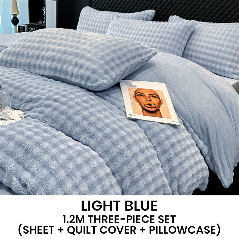 Winter Bettwäsche Set aus Milchvelours – Weich, Warm & Hautfreundlich | Black Friday Vorverkauf – 45 % Rabatt