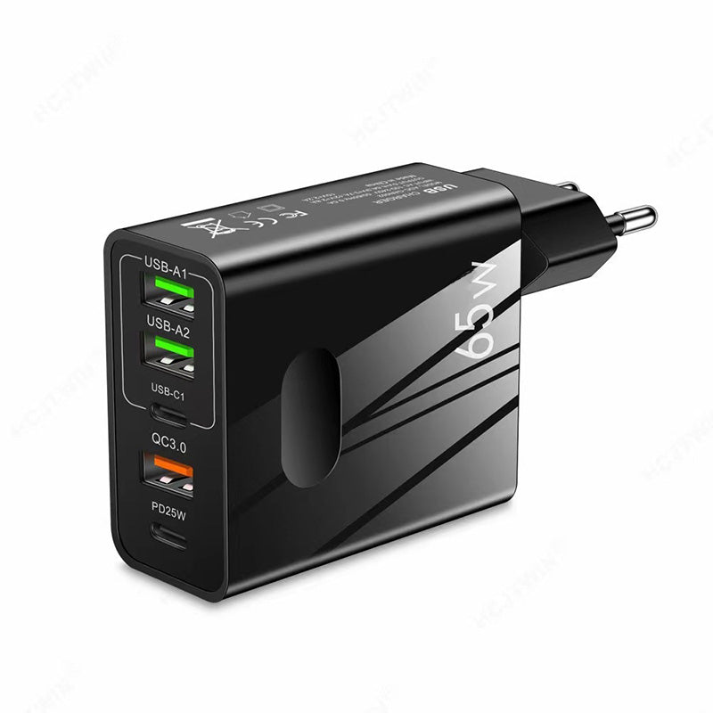 [HEISSVERKAUF] 65W Schnellladegerät mit mehreren Anschlüssen