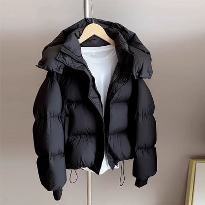 Damen-Winterjacke mit Kapuze