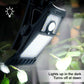Solarbetriebene Outdoor- & Gartenlampe – Bewegungsmelder & Clip-Leuchte für Camping & Zuhause 🌞🏕️