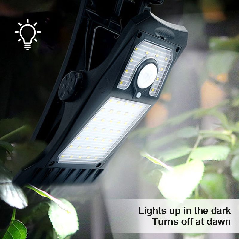 Solarbetriebene Outdoor- & Gartenlampe – Bewegungsmelder & Clip-Leuchte für Camping & Zuhause 🌞🏕️