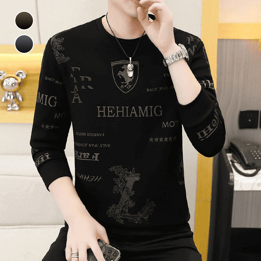 ✨Lockeres Business-Casual-Oberteil mit Rundhalsausschnitt für Herren