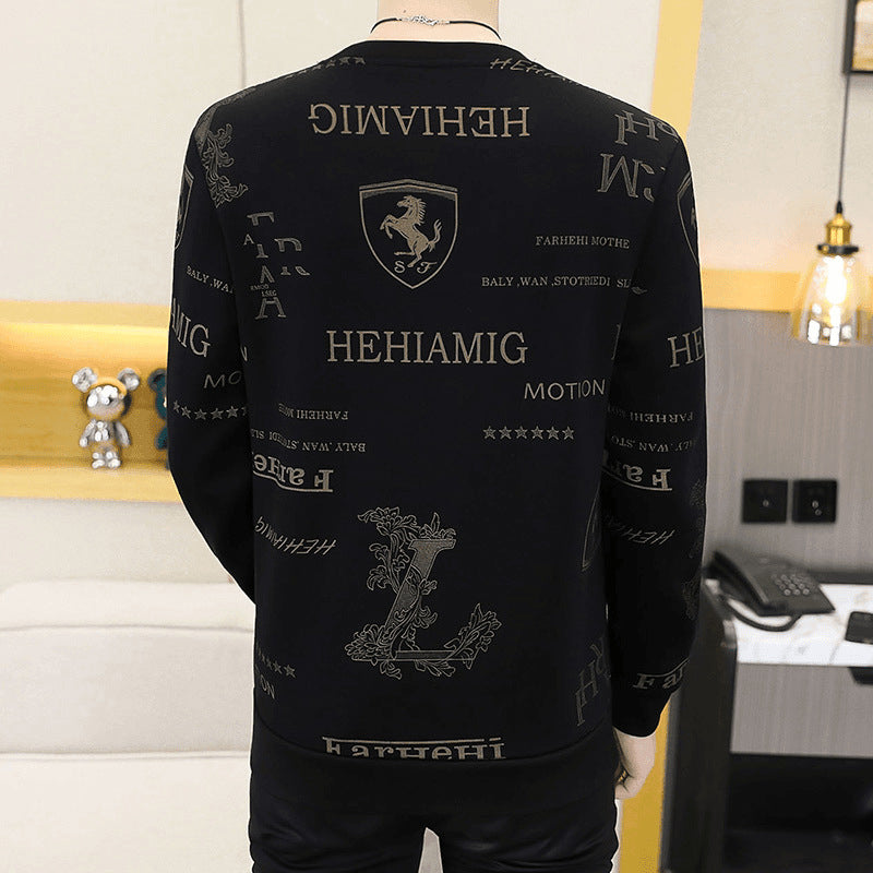 ✨Lockeres Business-Casual-Oberteil mit Rundhalsausschnitt für Herren